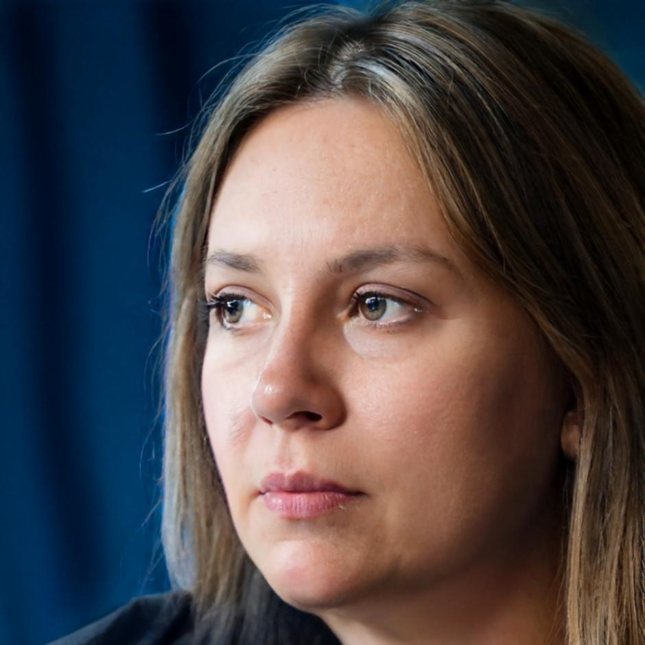 Portrait of Siobhan Corrigan, business finance specialist